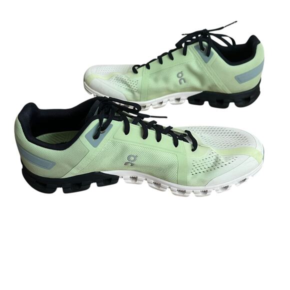 On Running Cloudflow Men Shoes In Meadow White Size 11.5 main image 8